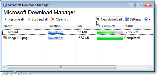 Microsoft Download Manager este un instrument simplu pentru descărcarea prin conexiuni instabile sau lente