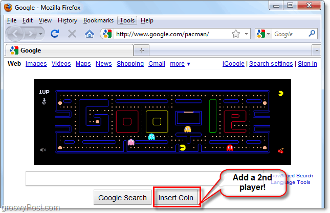 Pacman devine un rezident permanent Google