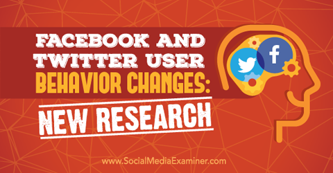 cercetarea comportamentului utilizatorilor de pe twitter și facebook