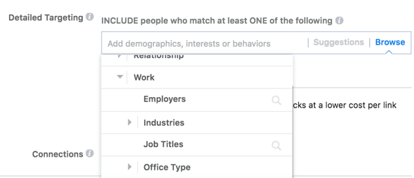 Facebook oferă opțiuni de direcționare detaliate pe baza activității publicului dvs.