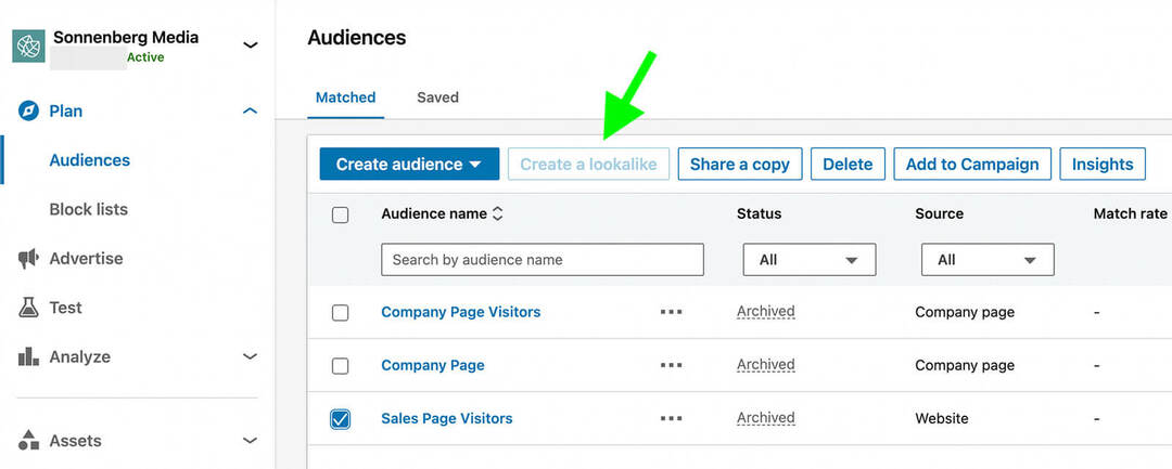 how-to-expand-linkedin-audience-targeting-set-up-create-lookalike-audiences-tashboard-campaign-manager-example-9