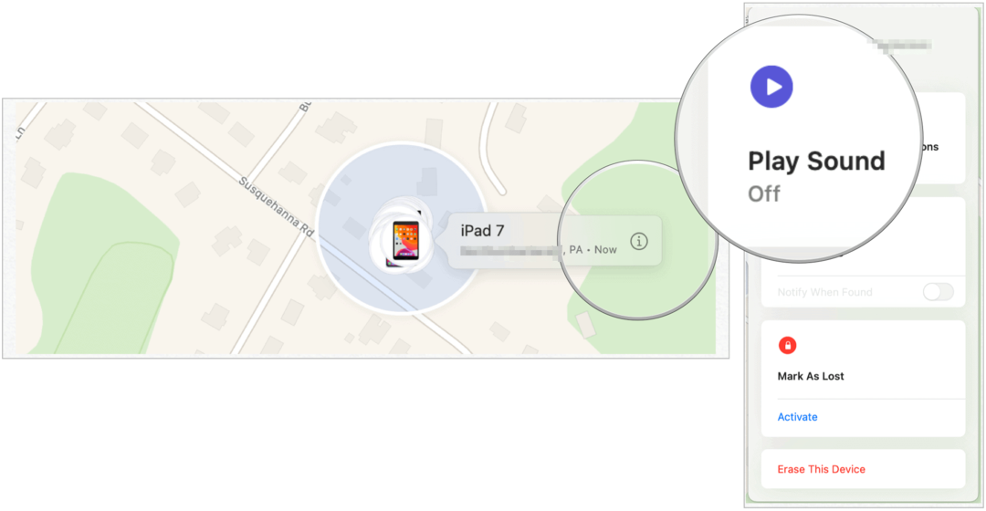 Folosind aplicația Find My Apple de pe Mac