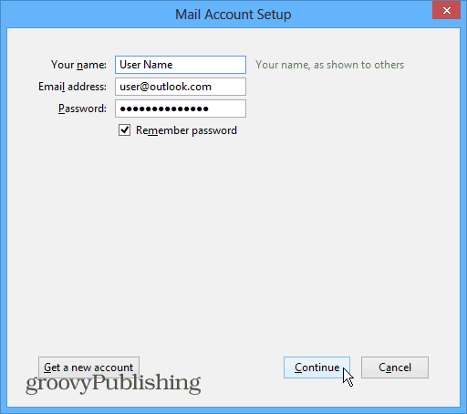 Configurarea contului de e-mail Thunderbird