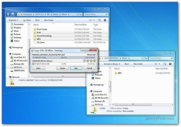 Windows 8: Utilizarea funcției de copiere fișier nou