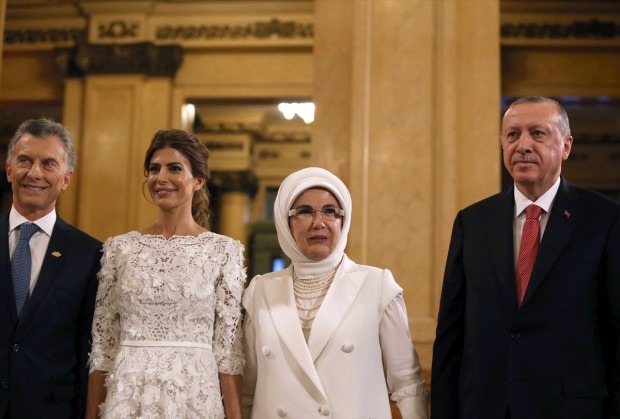 Prima doamnă Erdoğan a salutat la Summit-ul Argentina G20