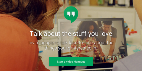 imagine Google+ + hangouturi video