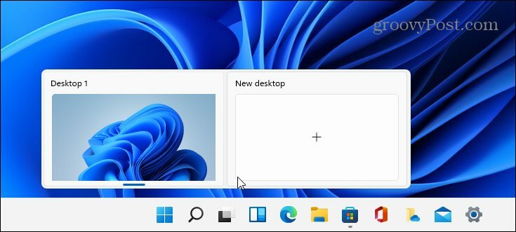 Butonul Virtual Desktop Windows 11