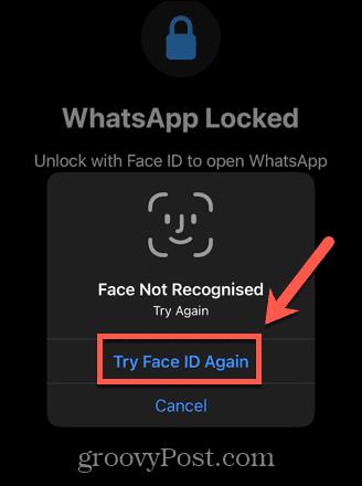 WhatsApp încearcă din nou Face ID