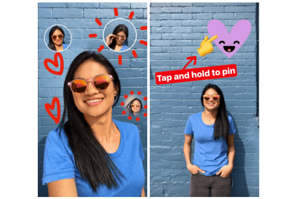 Instagram a lansat o nouă funcție pe care o numește Pinning, care permite utilizatorilor să convertească orice fotografie sau text într-un autocolant pentru videoclipurile sau imaginile lor Instagram Stories, chiar și un selfie.