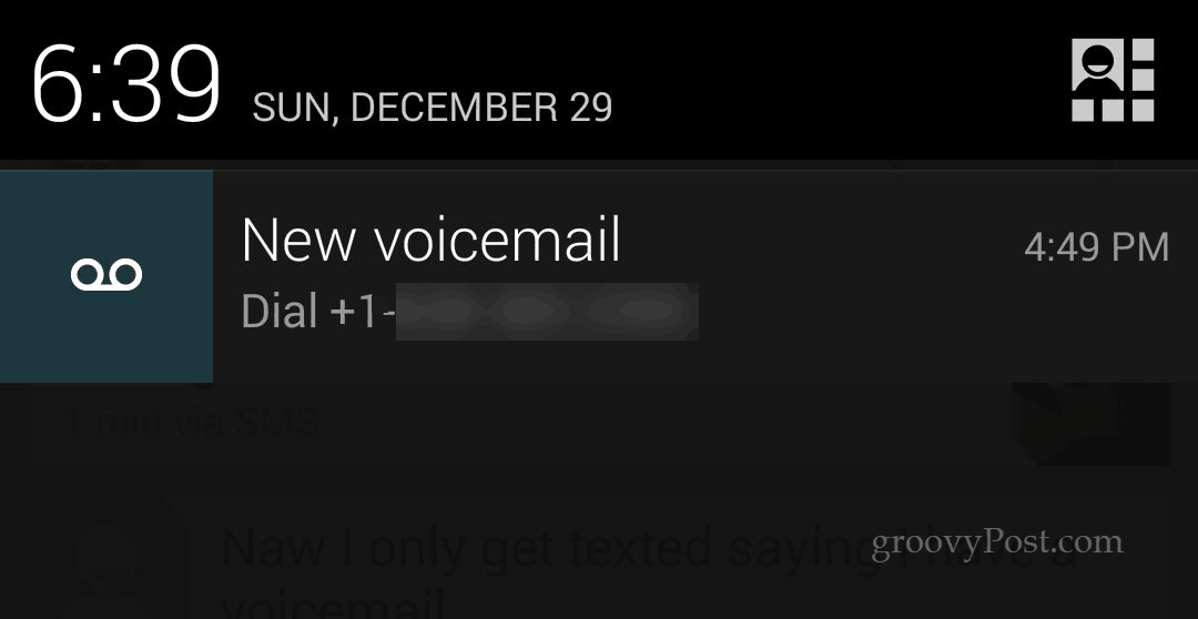 Înlăturați notificarea de mesaj vocal enervant pe Android
