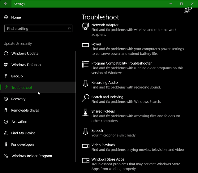 Windows 10 Creators Update Feature Focus: soluționare de probleme