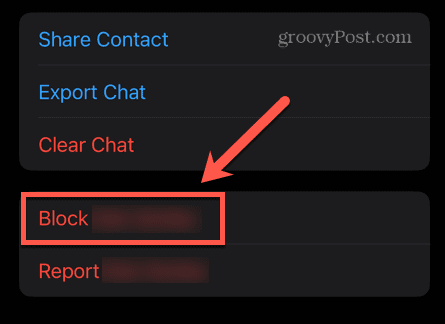 blocare whatsapp admin