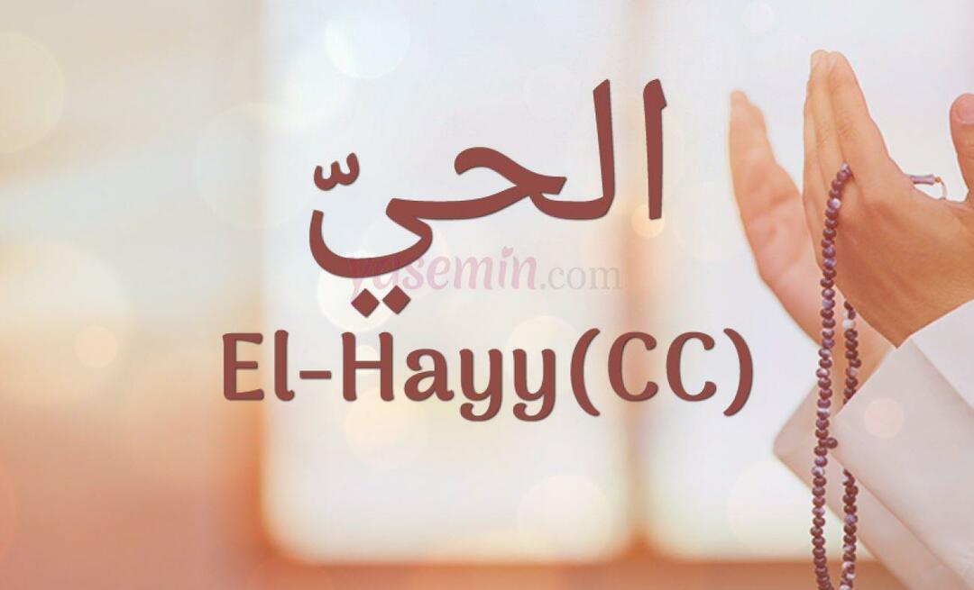 Ce înseamnă El-Hayy (cc) din Esma-ul Husna? Care sunt virtuțile lui Al-Hayy (cc)?