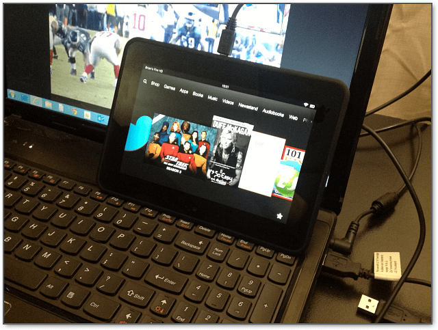 Conectați Windows 8 Kindle Fire HD