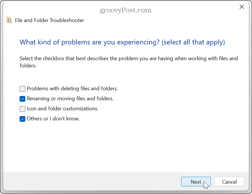 Eroare Zip pe Windows 11