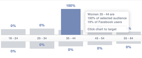 Segmentul de vârstă al publicului de pe Facebook