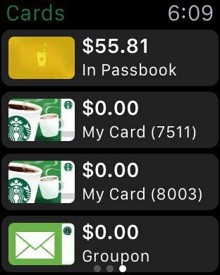 Card Starbucks - ceas Apple