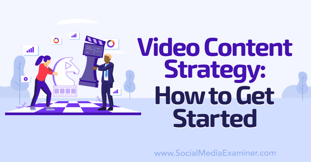 Strategia de conținut video: Cum să începeți: Social Media Examiner